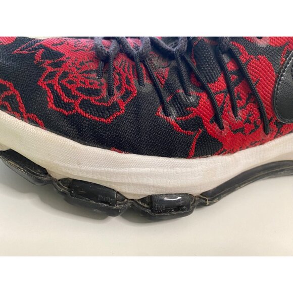 Nike KD 8 EXT Sneakers Mens 9.5 Black/Red Floral Kevin Durant‎ Low Top 806393 main image 10